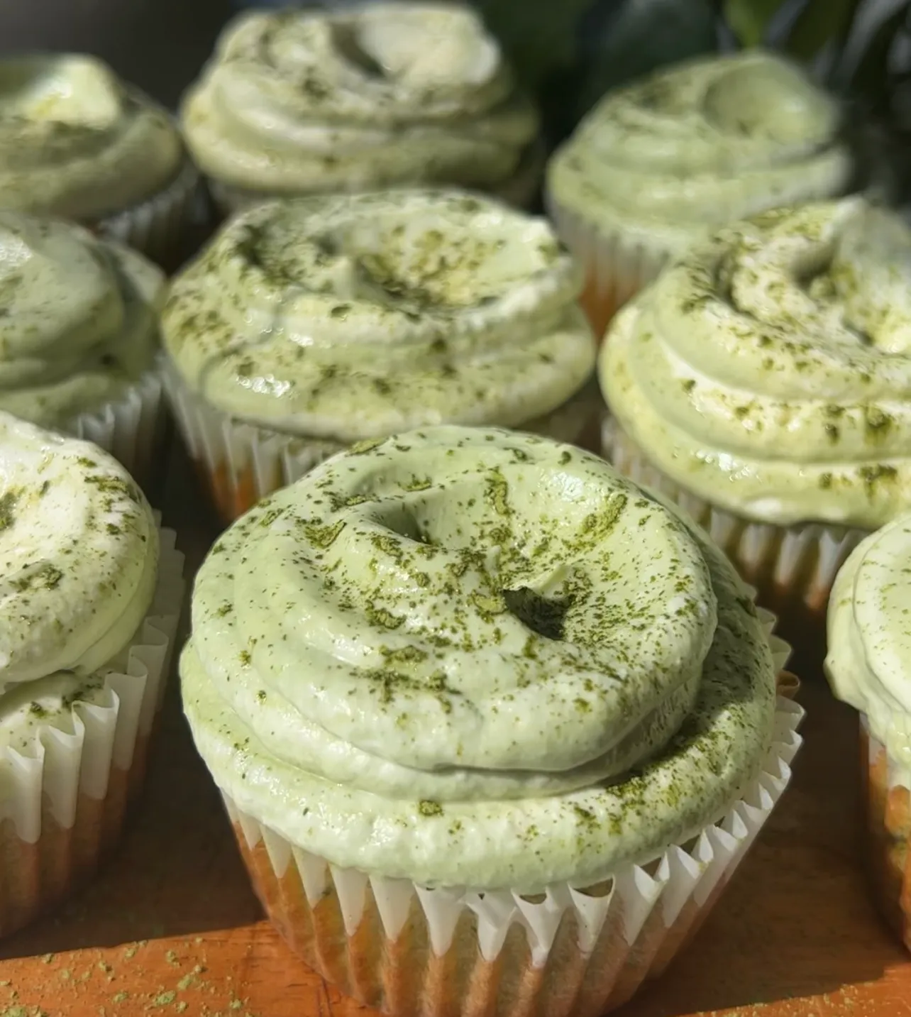 Matcha Cupcakes Main